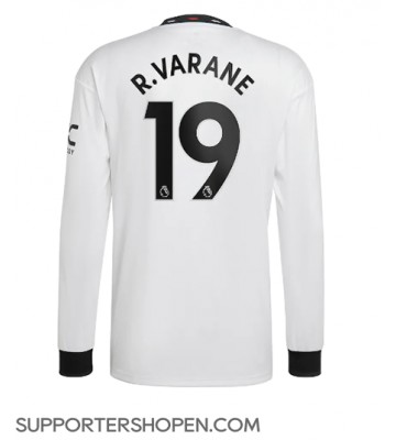 Manchester United Raphael Varane #19 Borta Matchtröja 2022-23 Långärmad